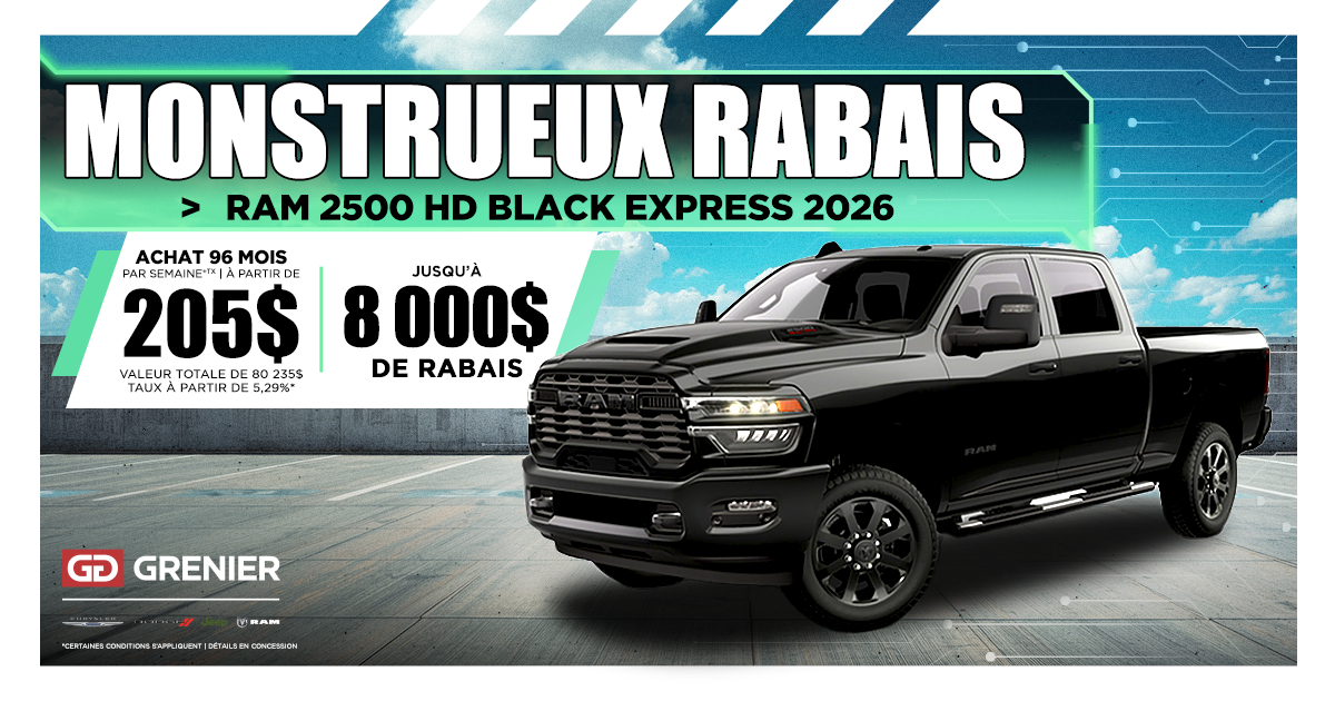 MONSTRUEUX RABAIS !