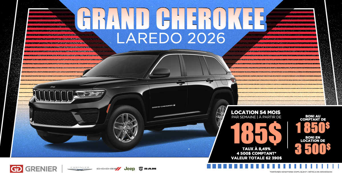 JEEP GRAND CHEROKEE 2026 !