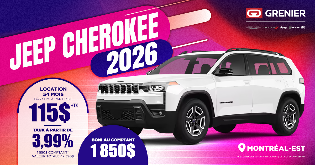 JEEP CHEROKEE 2026 !