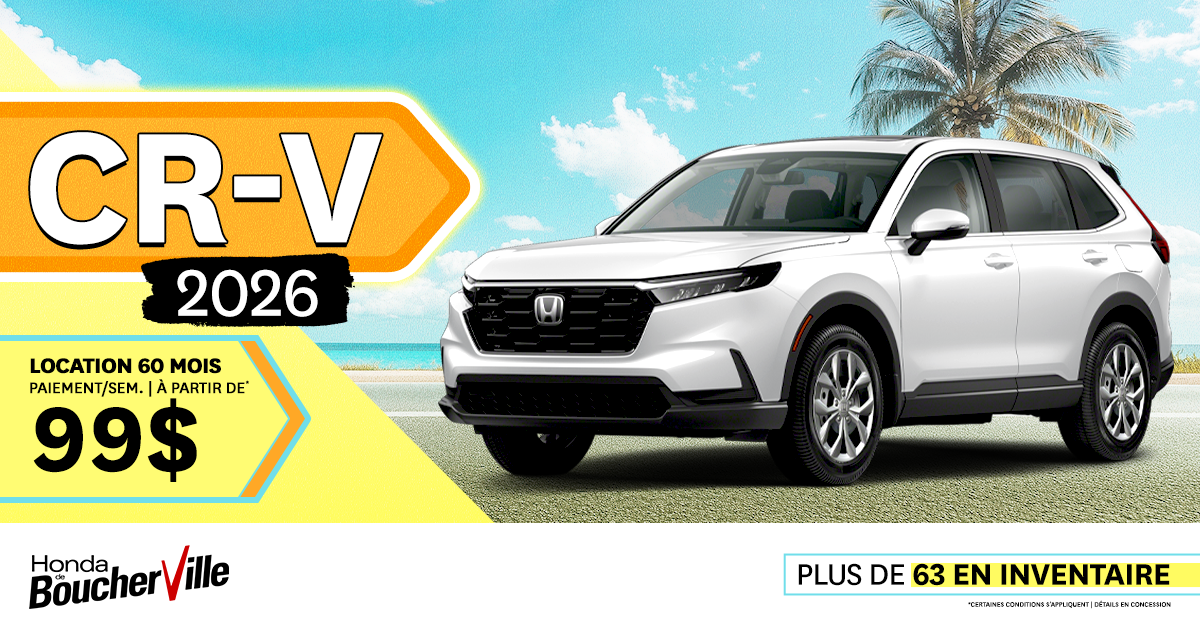 CR-V 2026 DISPONIBLES !