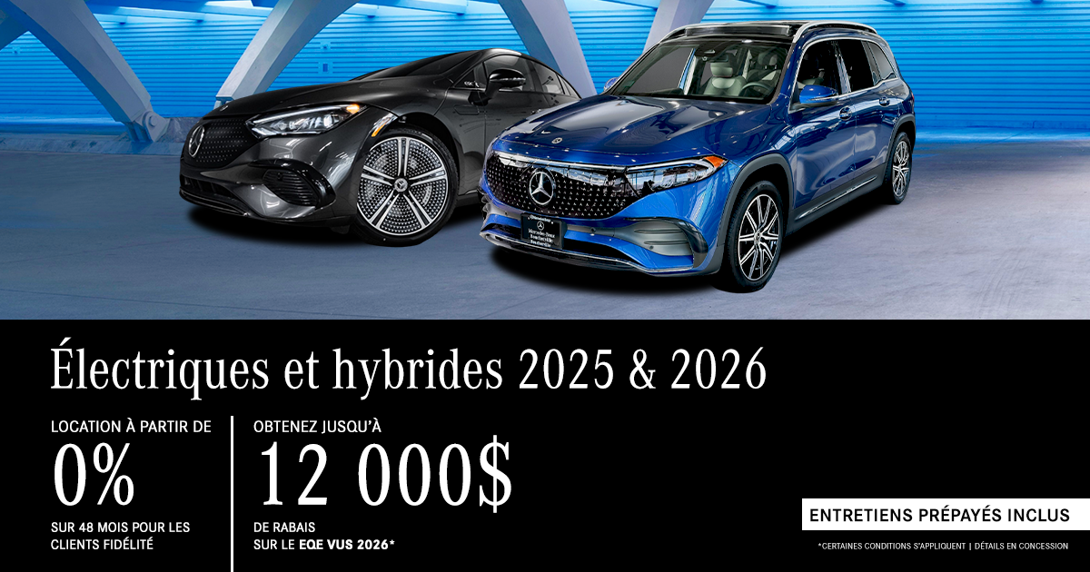 ÉLECTRIQUES ET HYBRIDES 2025 & 2026 !