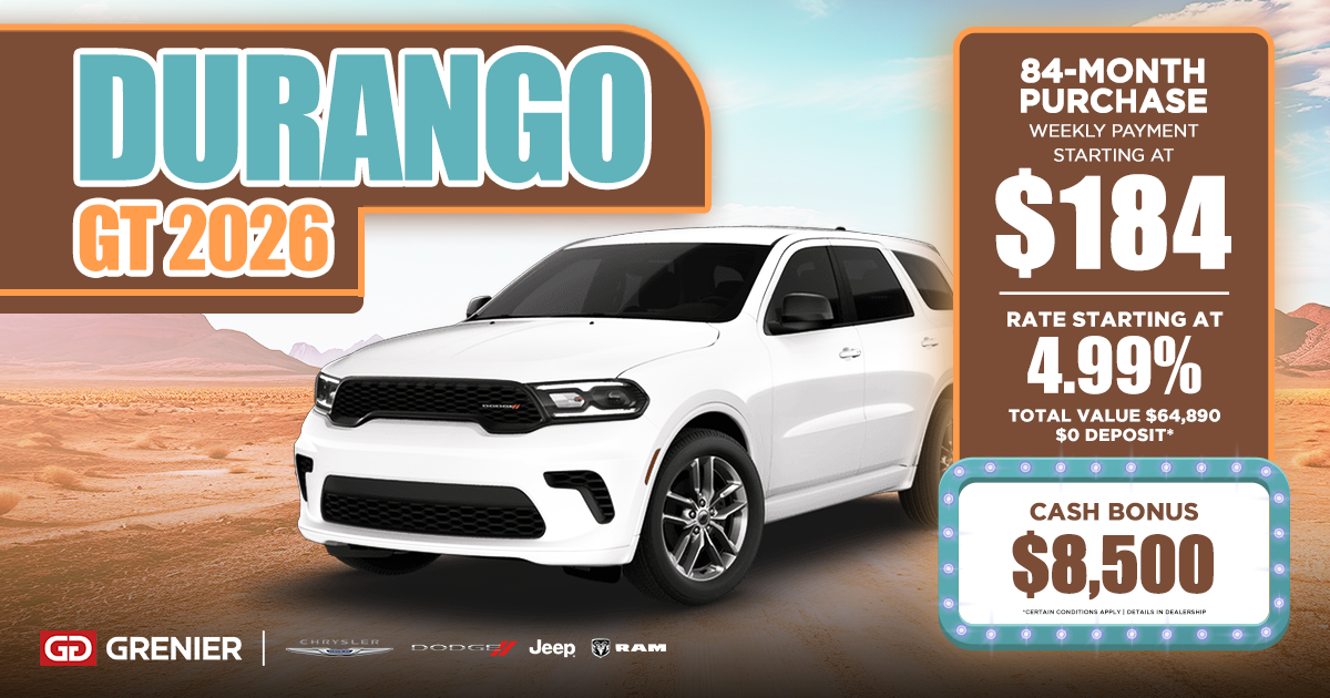 2026 DURANGO !