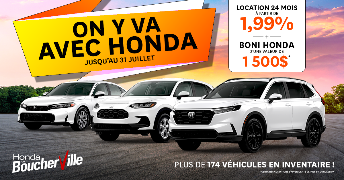ON Y VA AVEC HONDA !