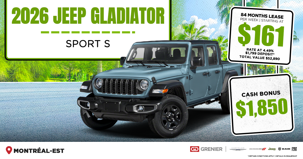 2026 JEEP GLADIATOR !