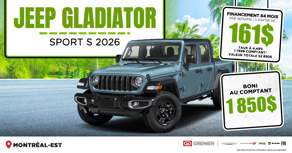 JEEP GLADIATOR 2026