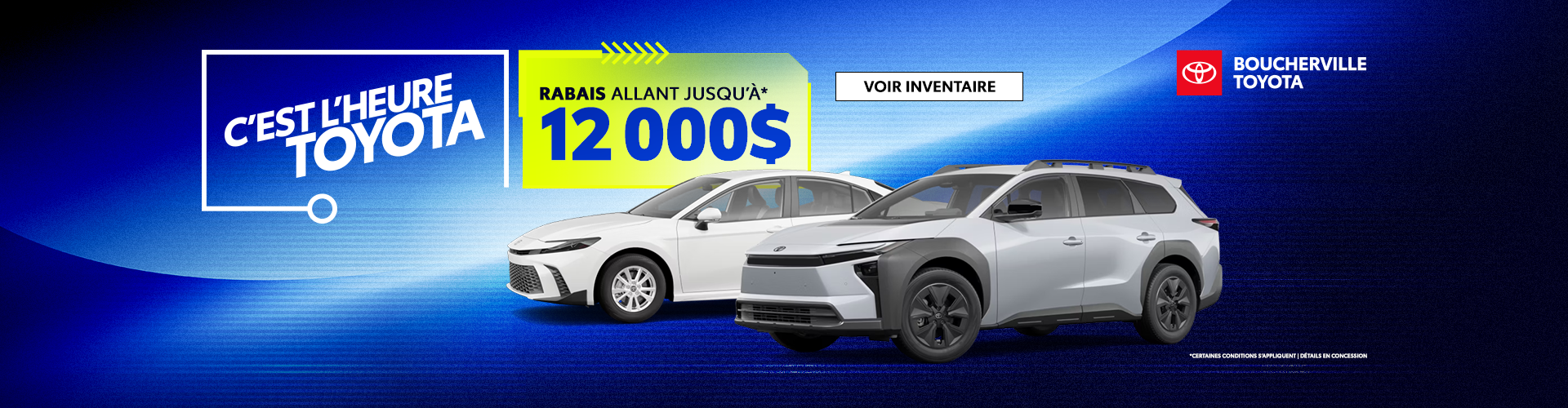 VENTE C'EST L'HEURE TOYOTA ! VENTE C'EST L'HEURE TOYOTA !