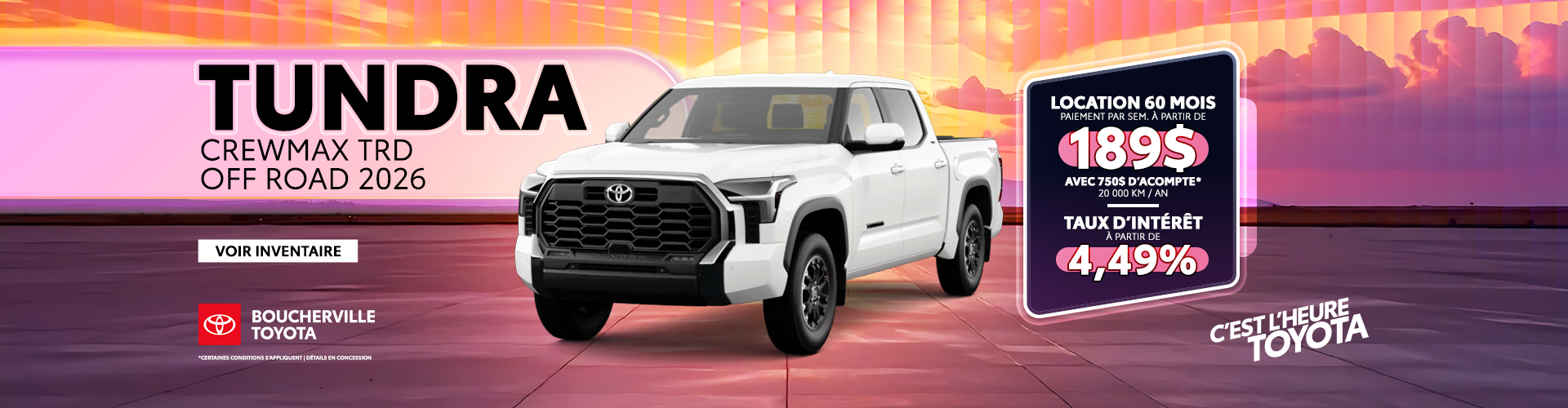 TUNDRA 2026 ! TUNDRA 2026 !