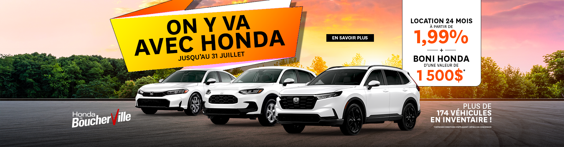 ON Y VA AVEC HONDA ! ON Y VA AVEC HONDA !