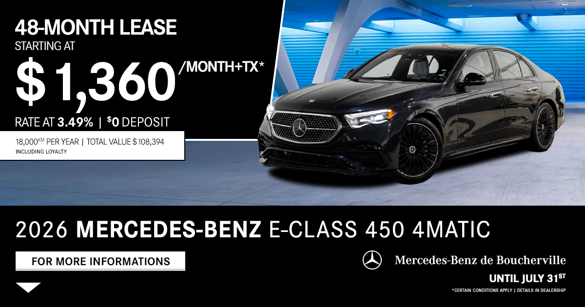 2026 E-CLASS 450 4MATIC