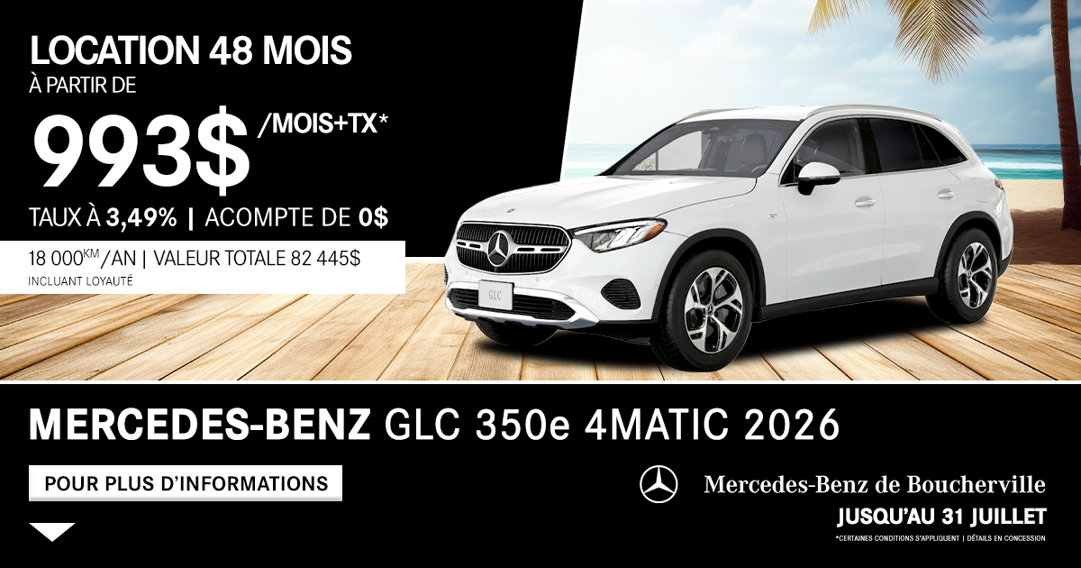 GLC 350e 4MATIC SUV 2026