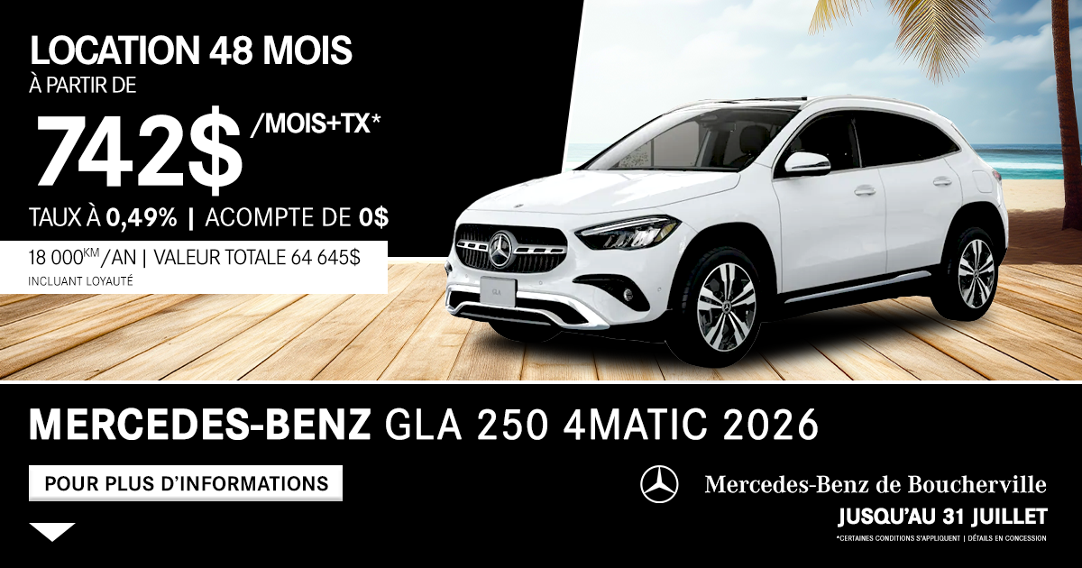 GLA 250 4MATIC SUV 2026