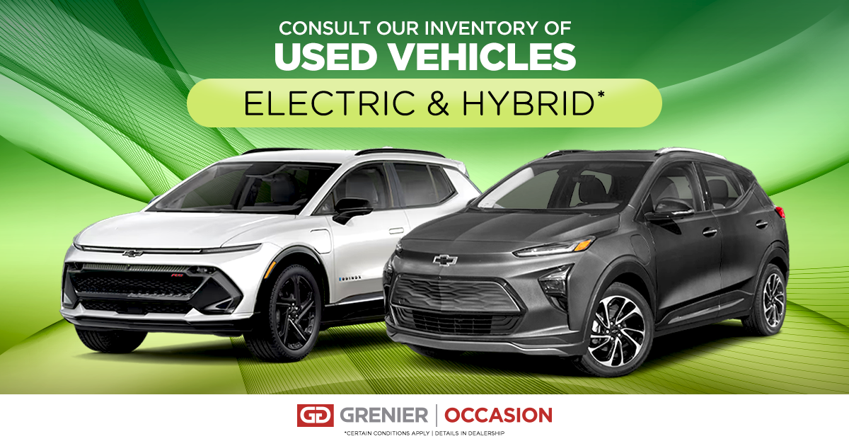 USED ELECTRIC AND HYBRID VEHICLES !