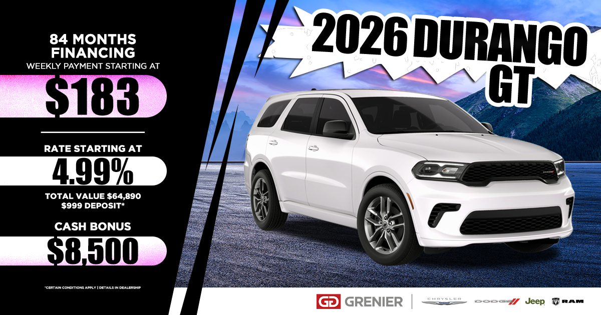 2026 DURANGO !
