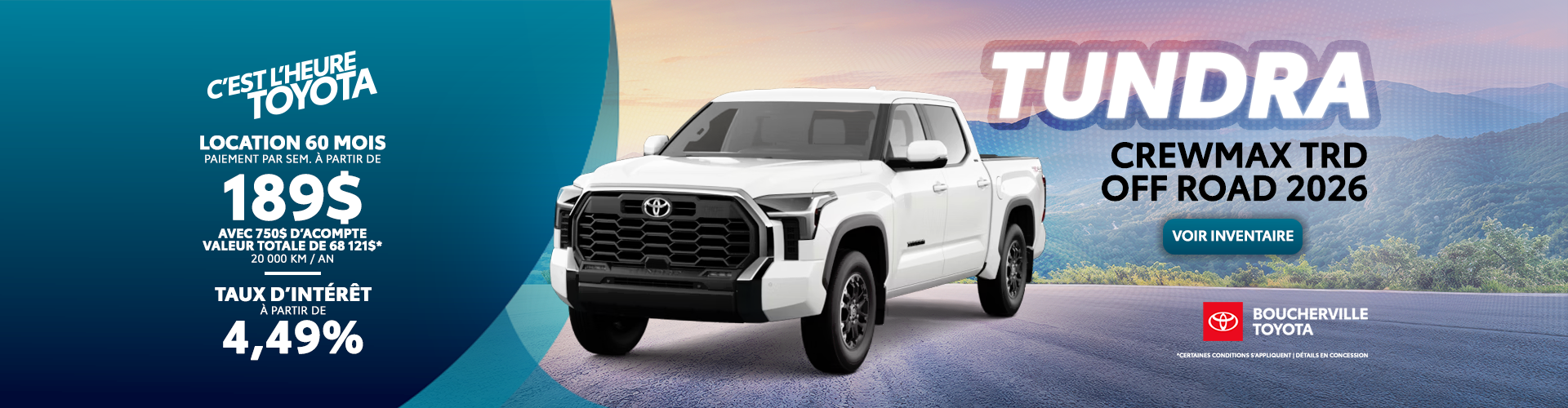 TUNDRA 2026 !