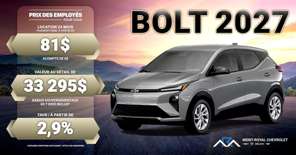 BOLT 2027 !