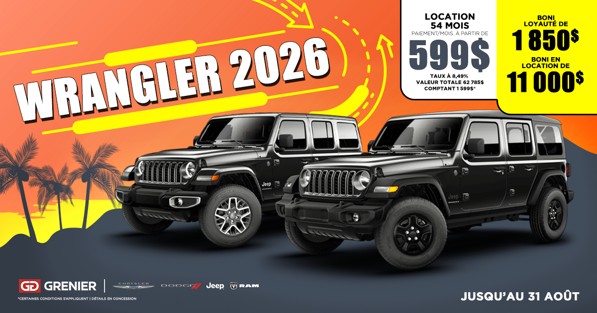 WRANGLER 2026 !
