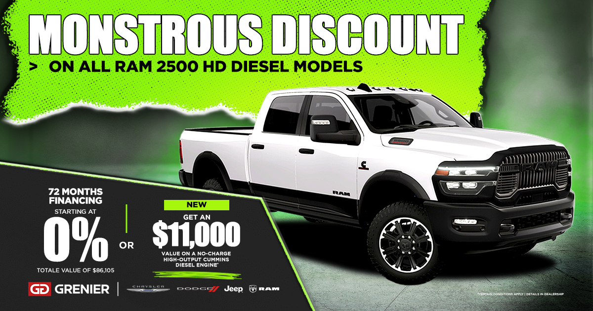 MONSTROUS DISCOUNT !