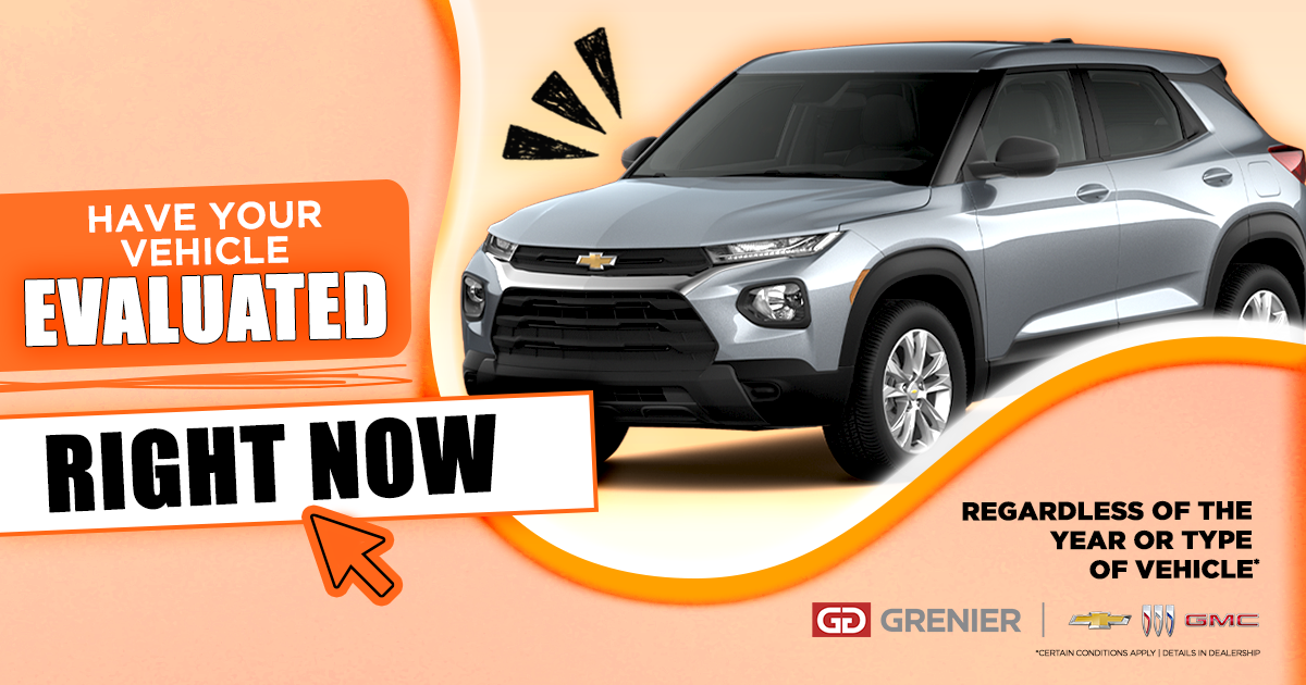 GET YOUR VEHICLE EVALUATED !