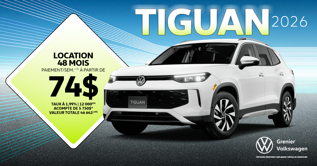 ROULEZ EN TIGUAN 2026 !
