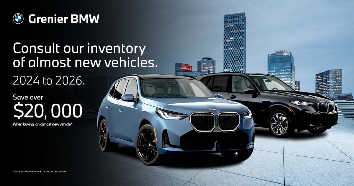 ALMOST NEW VEHICLES IN INVENTORY !