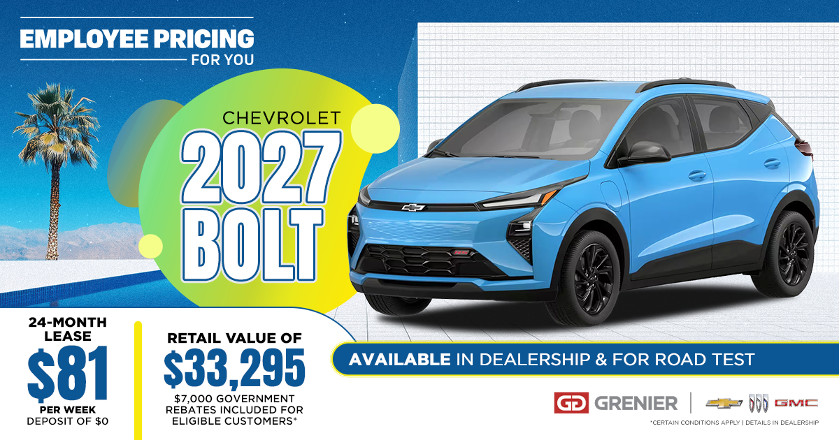 2027 BOLT !