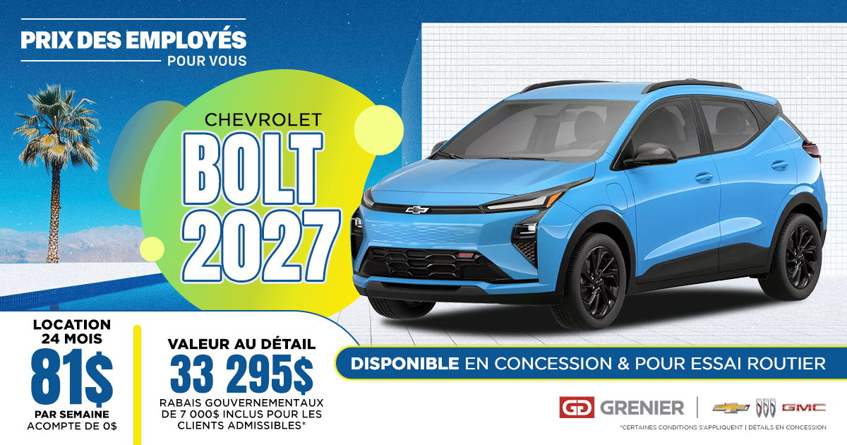 BOLT 2027 !