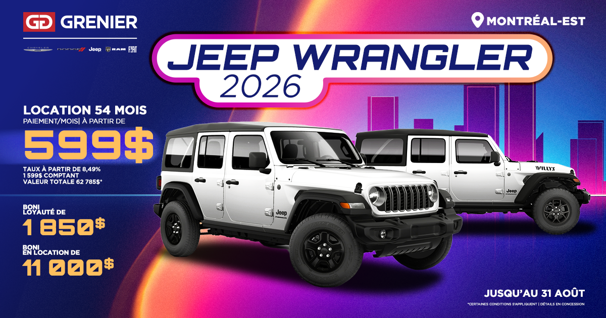 WRANGLER 2026 !