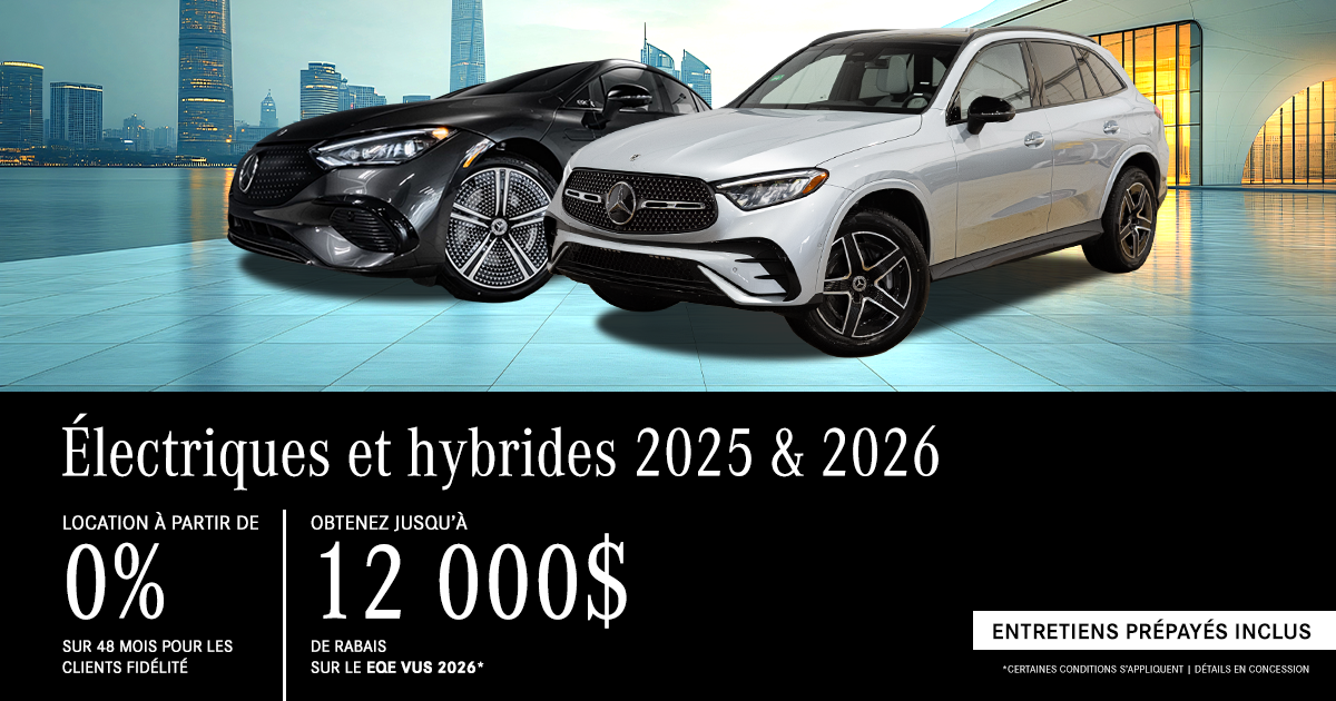ÉLECTRIQUES ET HYBRIDES 2025 & 2026 !