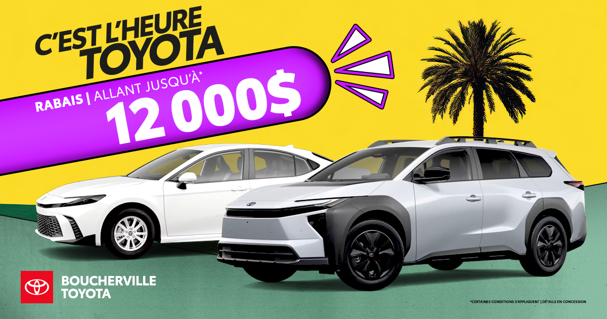 VENTE C'EST L'HEURE TOYOTA !