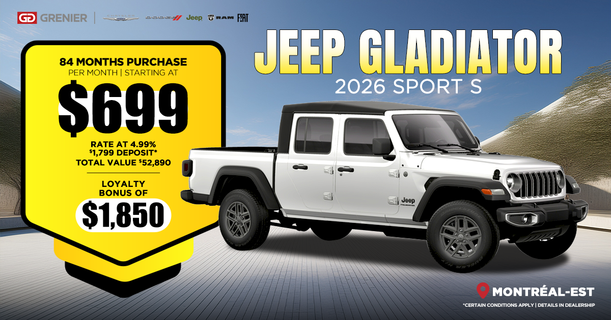 2026 JEEP GLADIATOR !