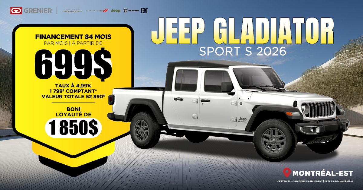 JEEP GLADIATOR 2026 !
