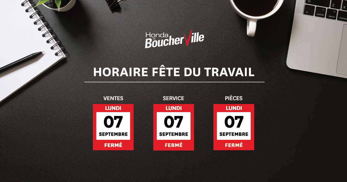 HORAIRE FÊTE DU TRAVAIL
