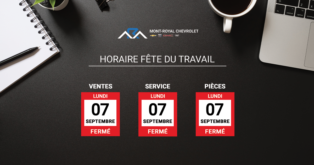 HORAIRE FÊTE DU TRAVAIL
