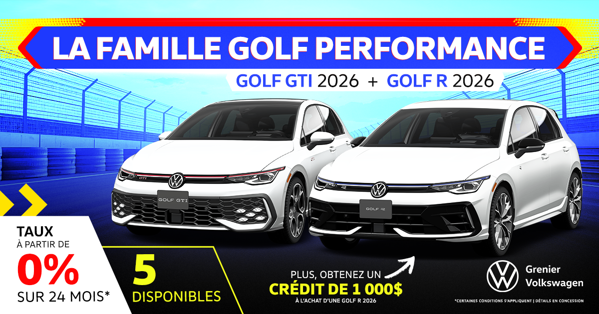 LA FAMILLE GOLF PERFORMANCE !