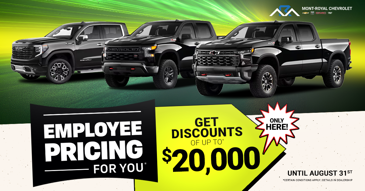 EMPLOYEE PRICING FOR YOU EVENT !