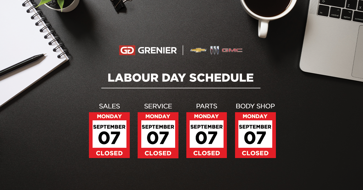 LABOUR DAY SCHEDULE