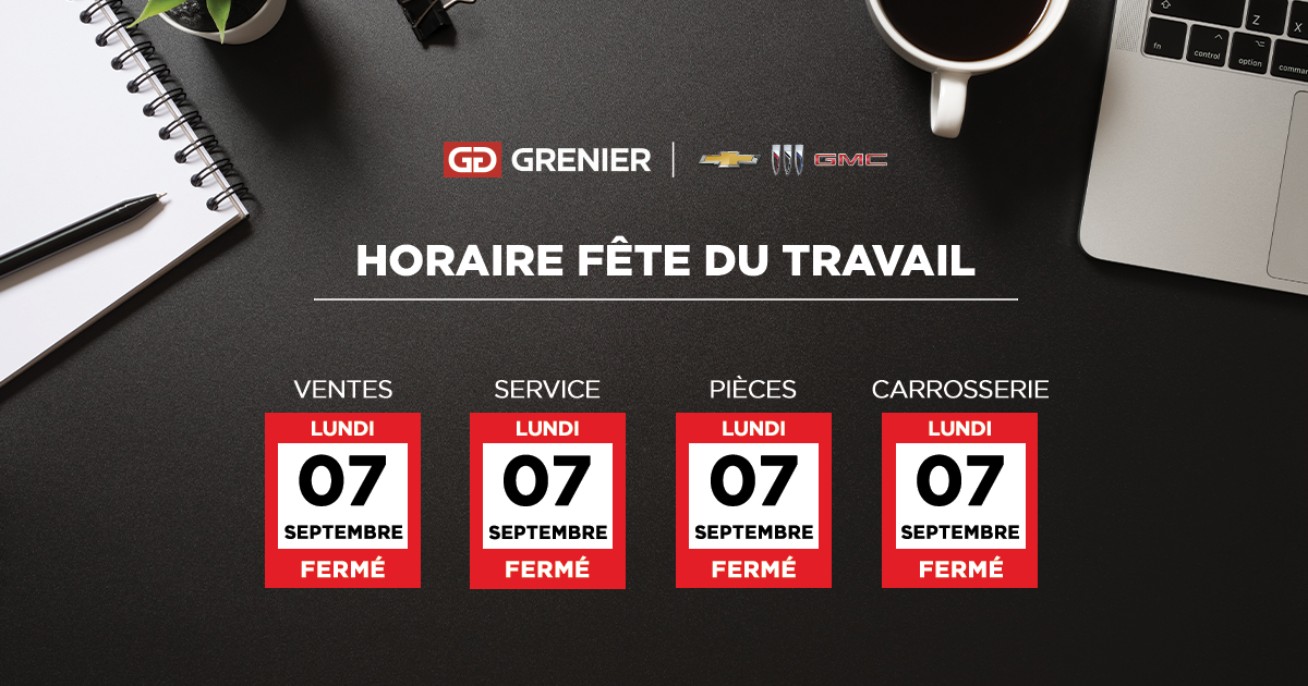 HORAIRE FÊTE DU TRAVAIL