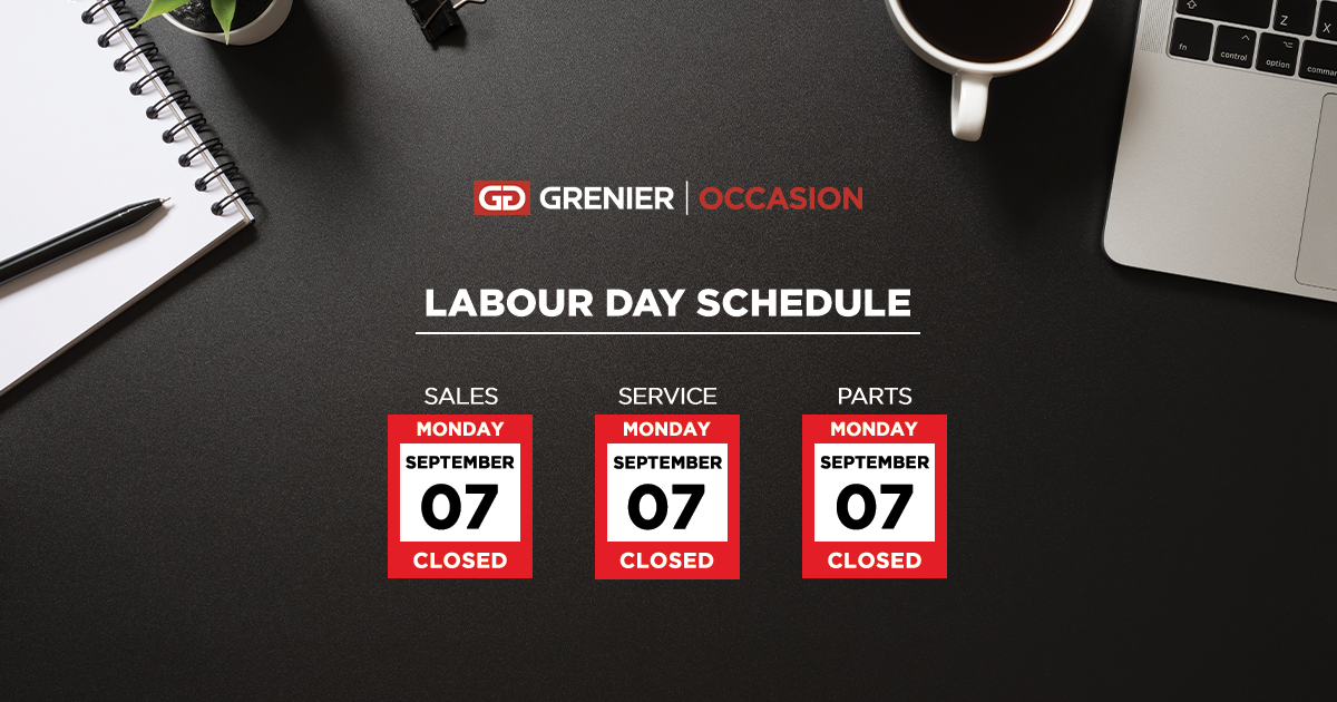 LABOUR DAY SCHEDULE