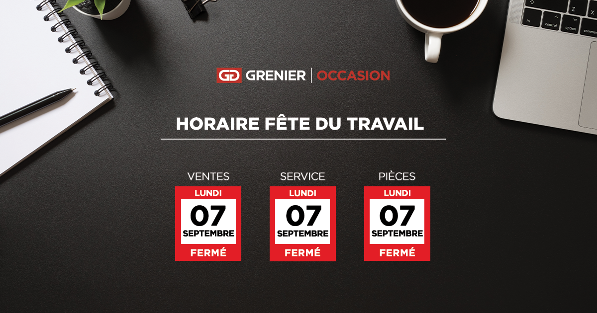 HORAIRE FÊTE DU TRAVAIL