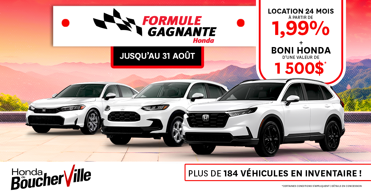 FORMULE GAGNANTE !