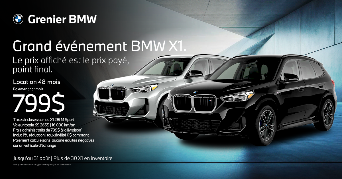 GRAND ÉVÉNEMENT BMW X1 !