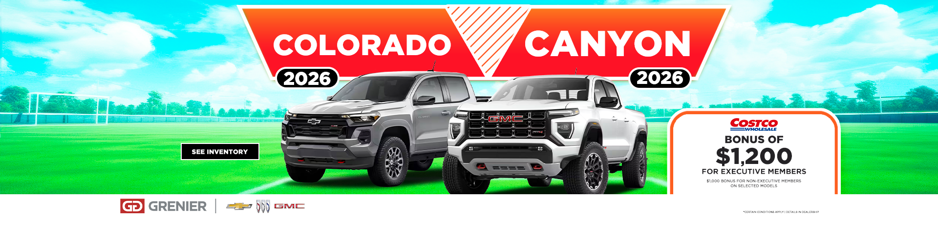 2026 COLORADO & CANYON ! 2026 COLORADO & CANYON !