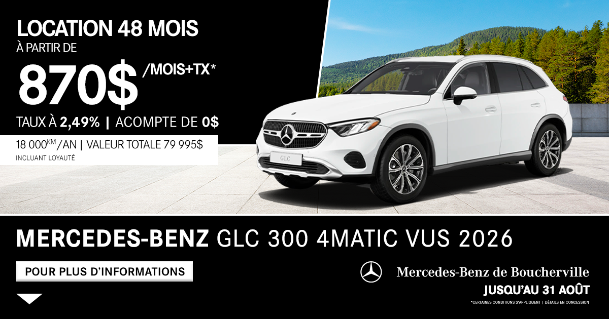 GLC 300 4MATIC VUS 2026