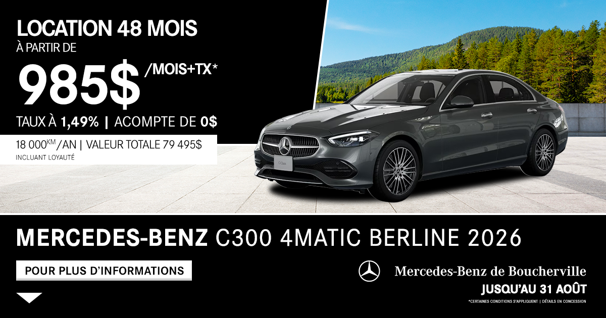 C300 4MATIC BERLINE 2026
