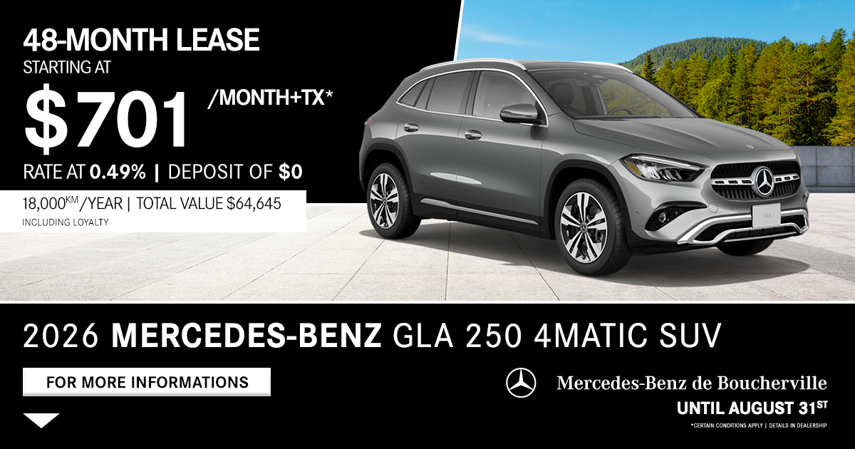 2026 GLA 250 4MATIC SUV