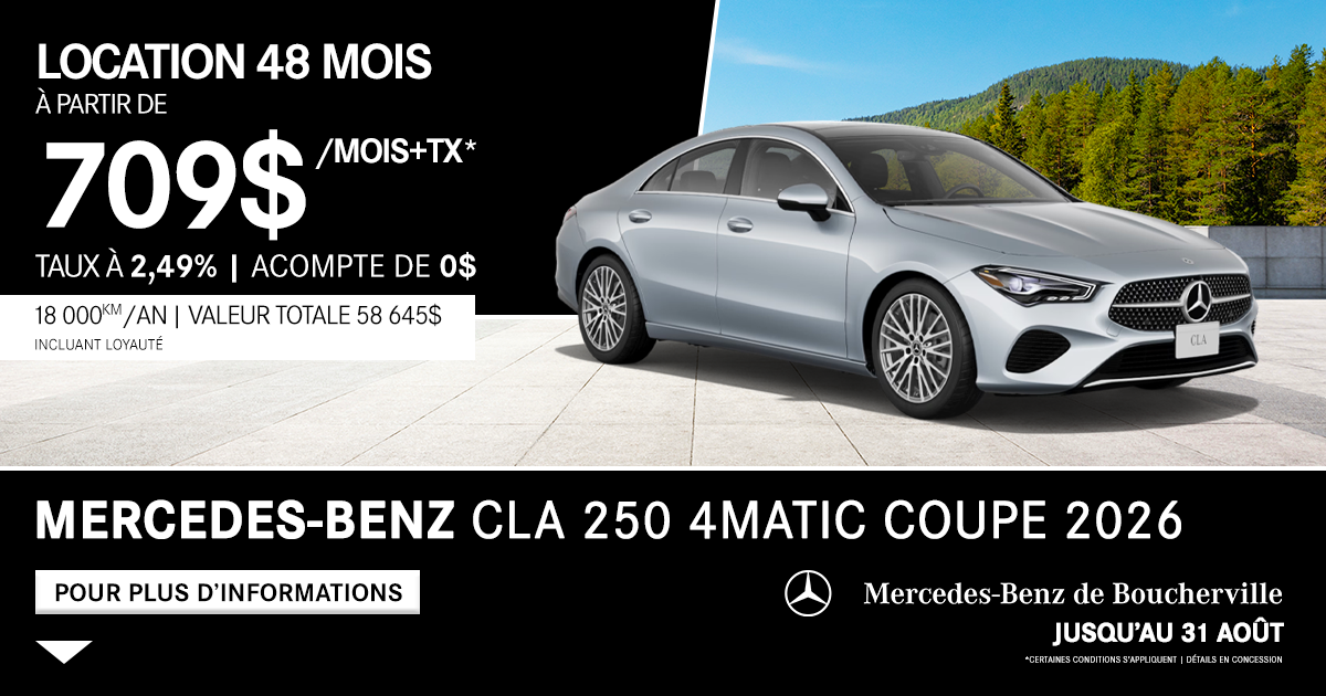 CLA 250 4MATIC COUPE 2026