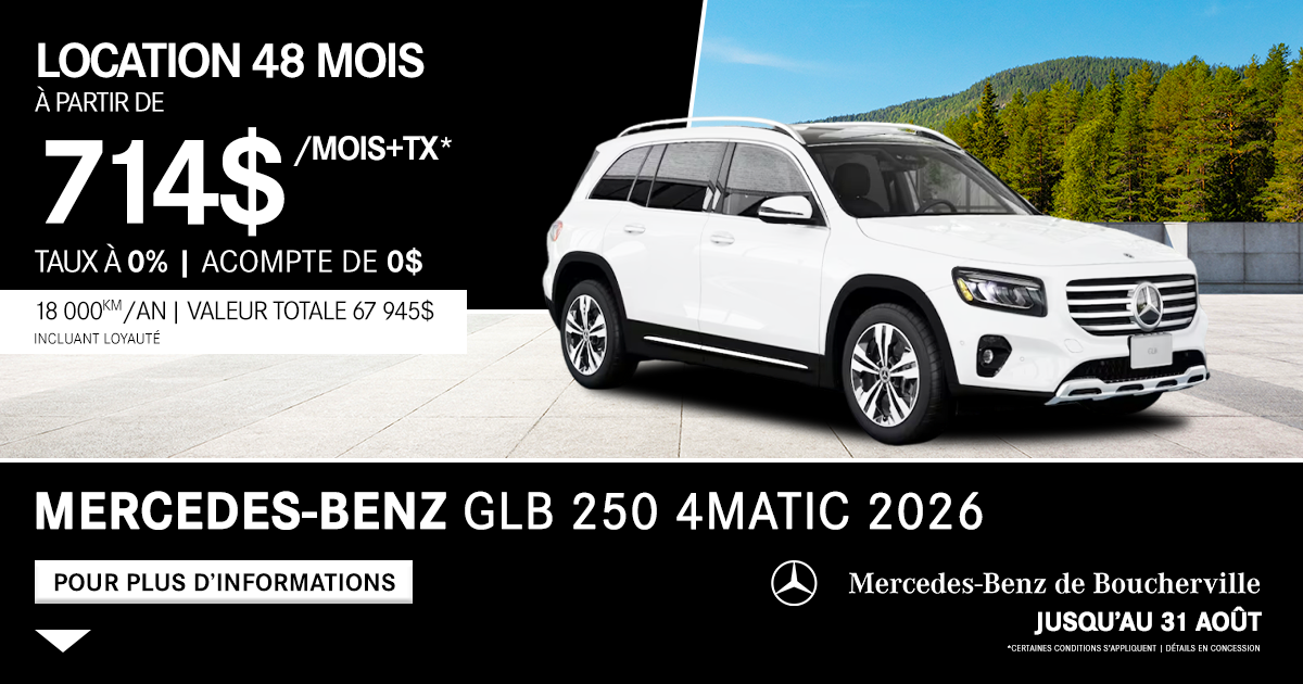 GLB 250 4MATIC 2026