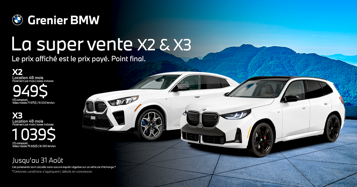 LA SUPER VENTE X2 & X3 !