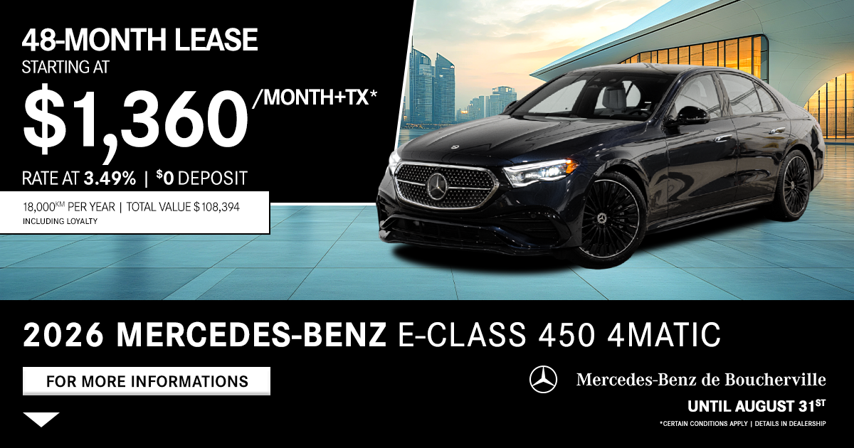 2026 E-CLASS 450 4MATIC