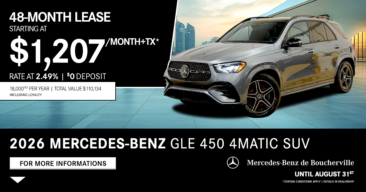 2026 SUV GLE 450 4MATIC